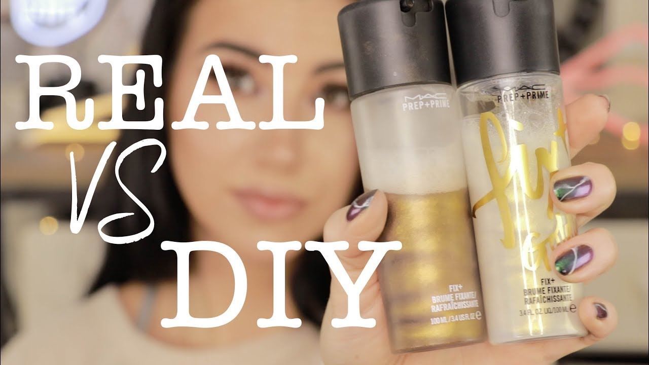 DIY SHIMMER FIXPLUS VS MAC GOLDLITE | MSQUINNFACE