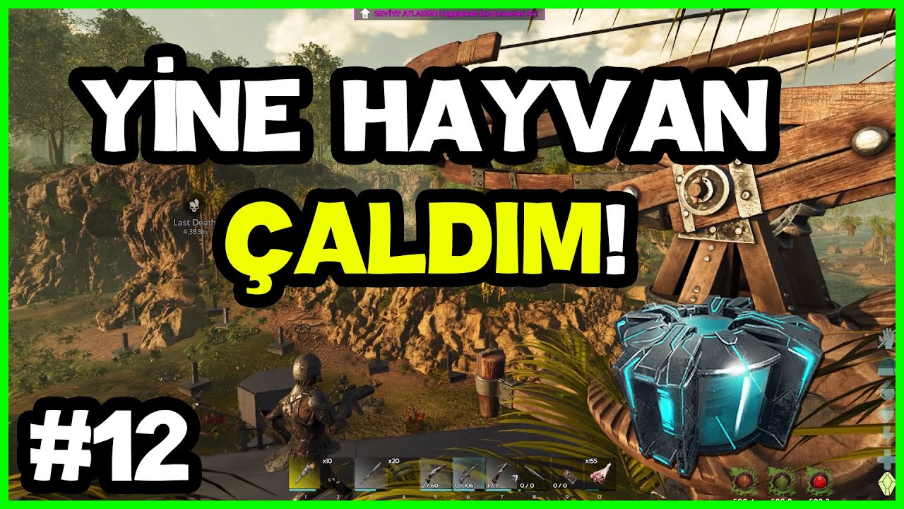 Yine Raid ' e Geldiler Yine Hayvan Çaldım!  | Ark Survival Ascended Türkçe Online Pvp #12