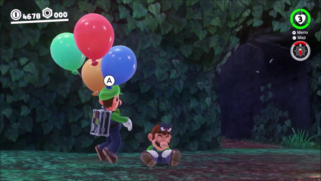Invisible Cappy Glitch (Super Mario Odyssey)