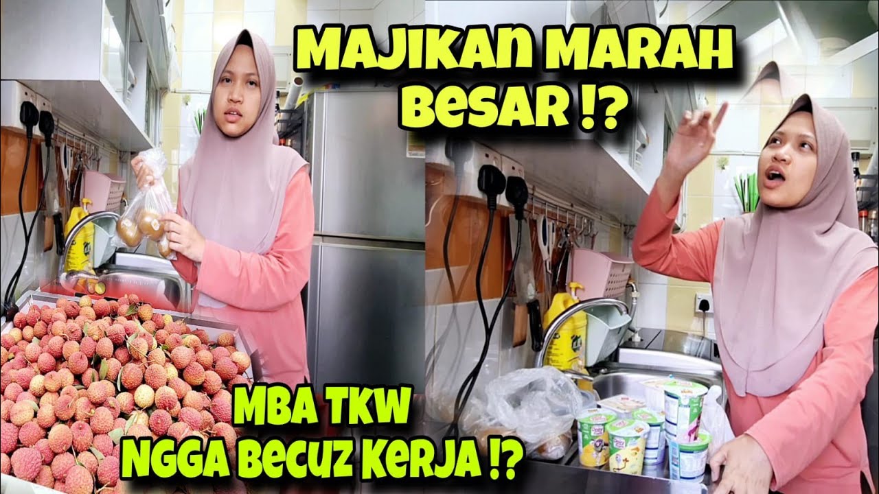 MAJIKAN NGECHECK PEKERJAAN MBAK TKW⁉️EH SAMBIL DIBAWAIN BANYAK JAJAN BIAR NGGA SEDIH MBAK NYA