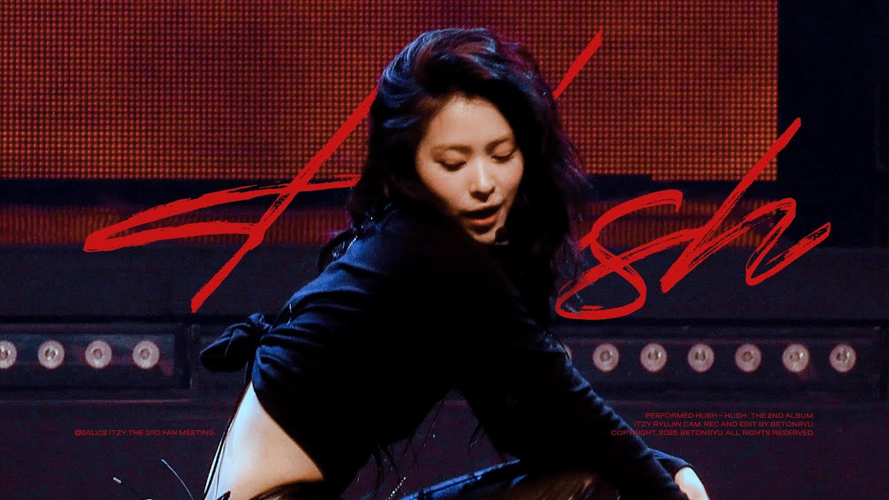 241102 ITZY RYUJIN 류진 [4K] Hush (Miss A cover) Fancam 직캠 @ ITZY The 3rd Fan-meeting