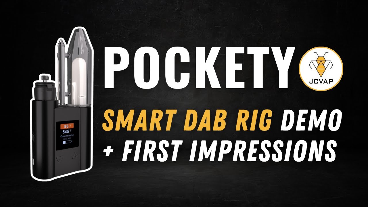 JCVAP Pockety Dab Rig - Cheaper & Punchier than PUFFCO