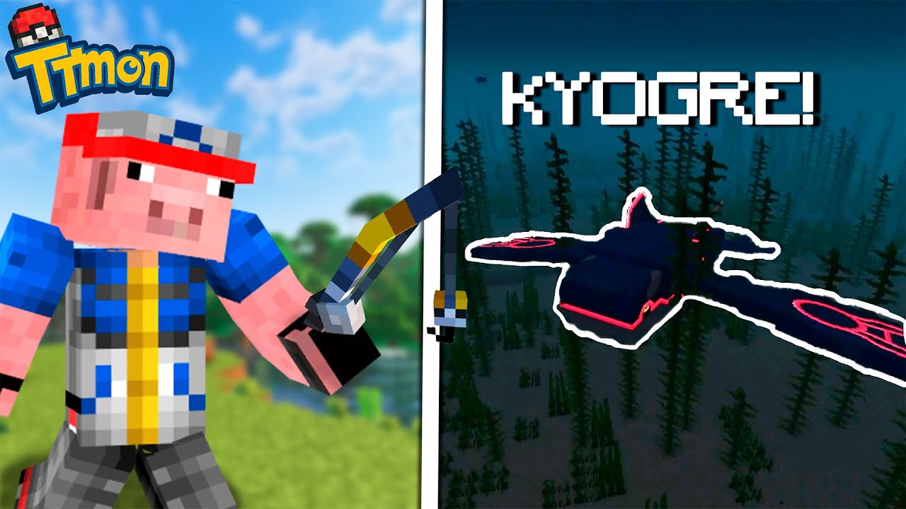 Hacemos la POKECAÑA! 🌊🎣ENCONTRAMOS  A KYOGRE! | Episodio 26 | Minecraft TTmon
