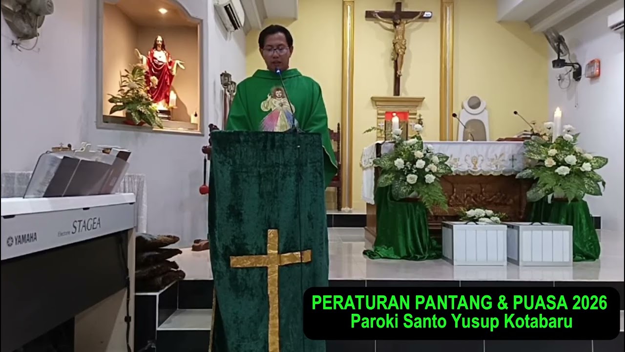 ATURAN TENTANGPANTANG & PUASA Masa Prapaskah 2026 Di Paroki Santo Yusup Kotabaru