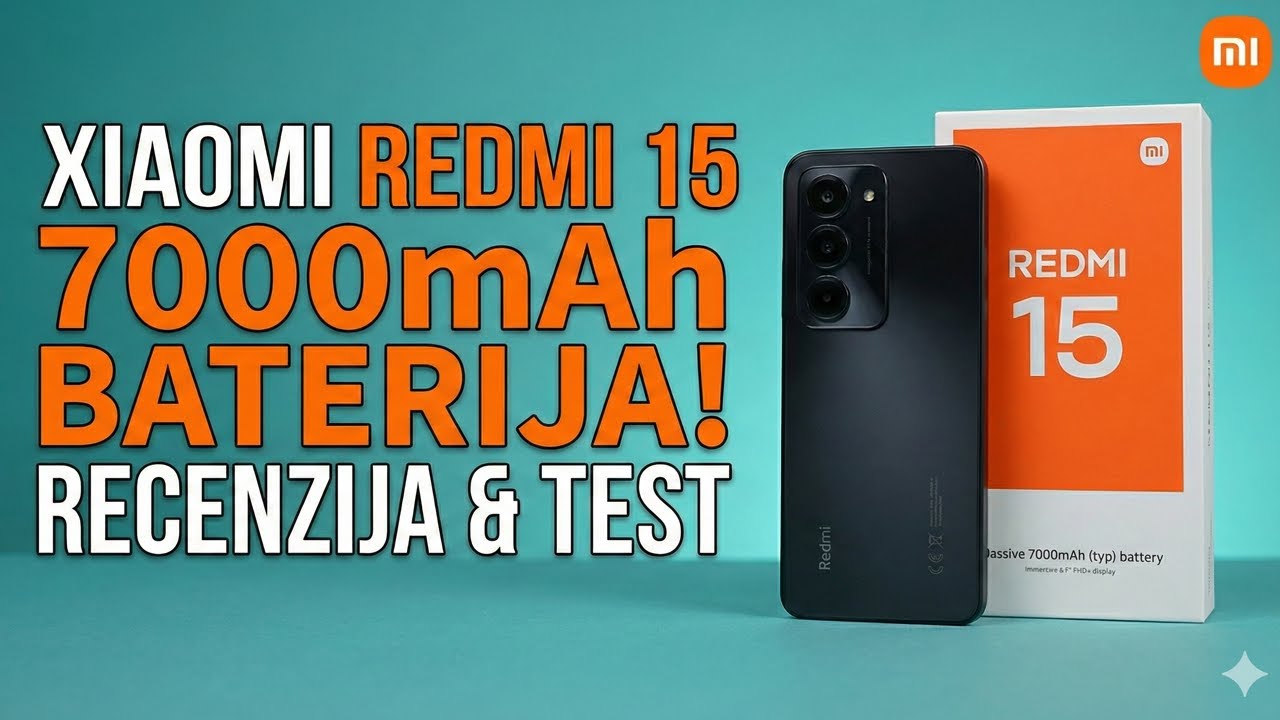 Xiaomi Redmi 15 Test - Baterija od 7000 mAh traje VJEČNO? 🔋