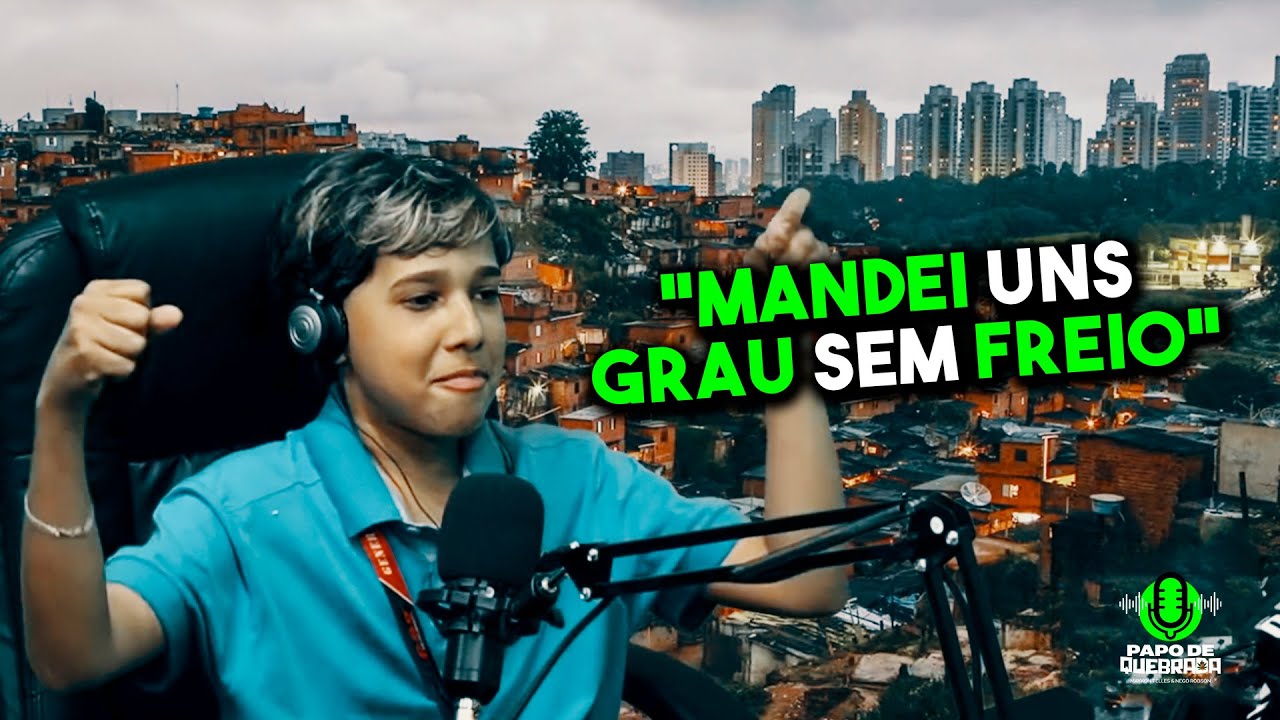 Subi no grau e quebrei a perna!