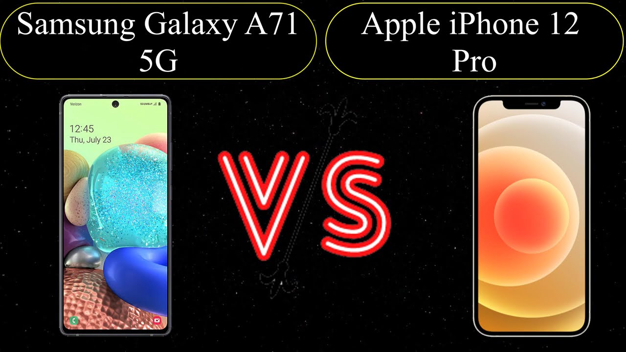 Samsung Galaxy A71 5G vs Apple iPhone 12 Pro | Features Comparison | Smartpro Philip