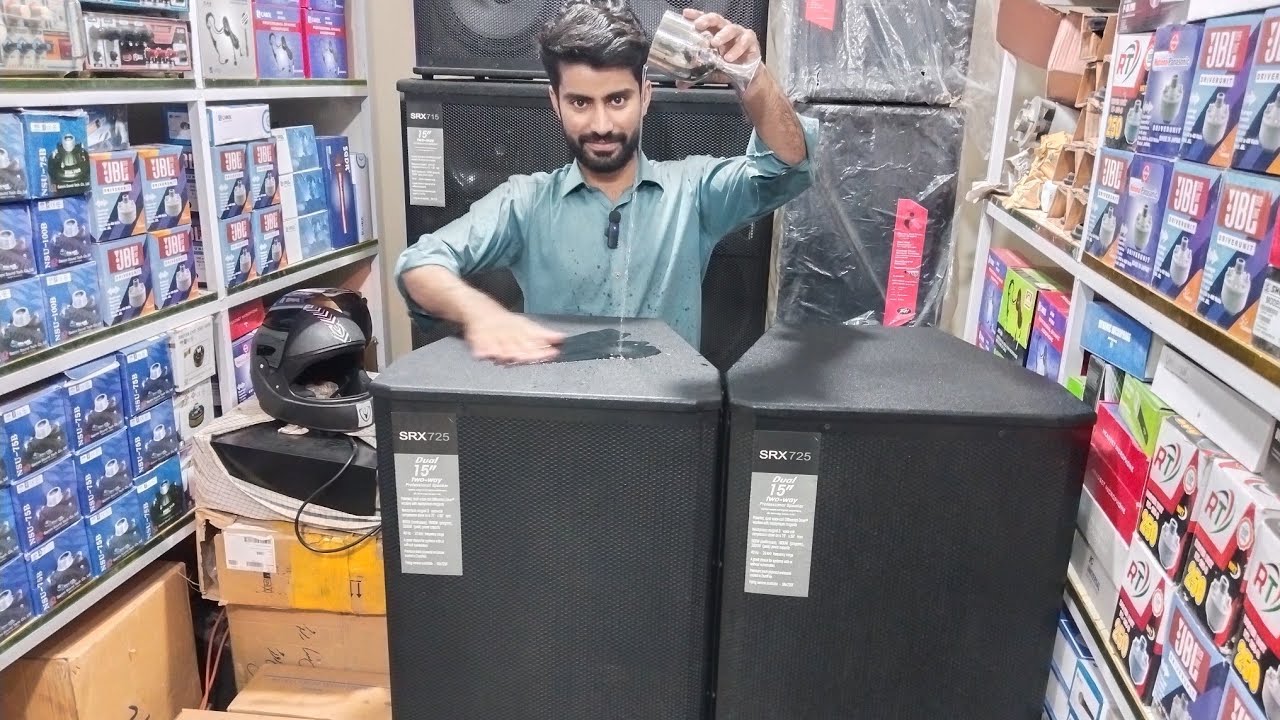 JBL XRS725 Sp4// Orginal Sp4 Paint body//Water test#Heavy Bass  03408604338