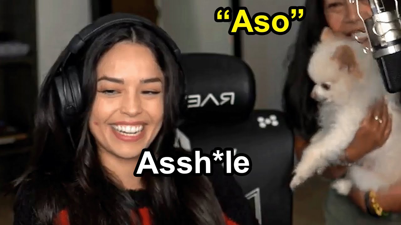 Valkyrae's mom teach her tagalog words live on stream