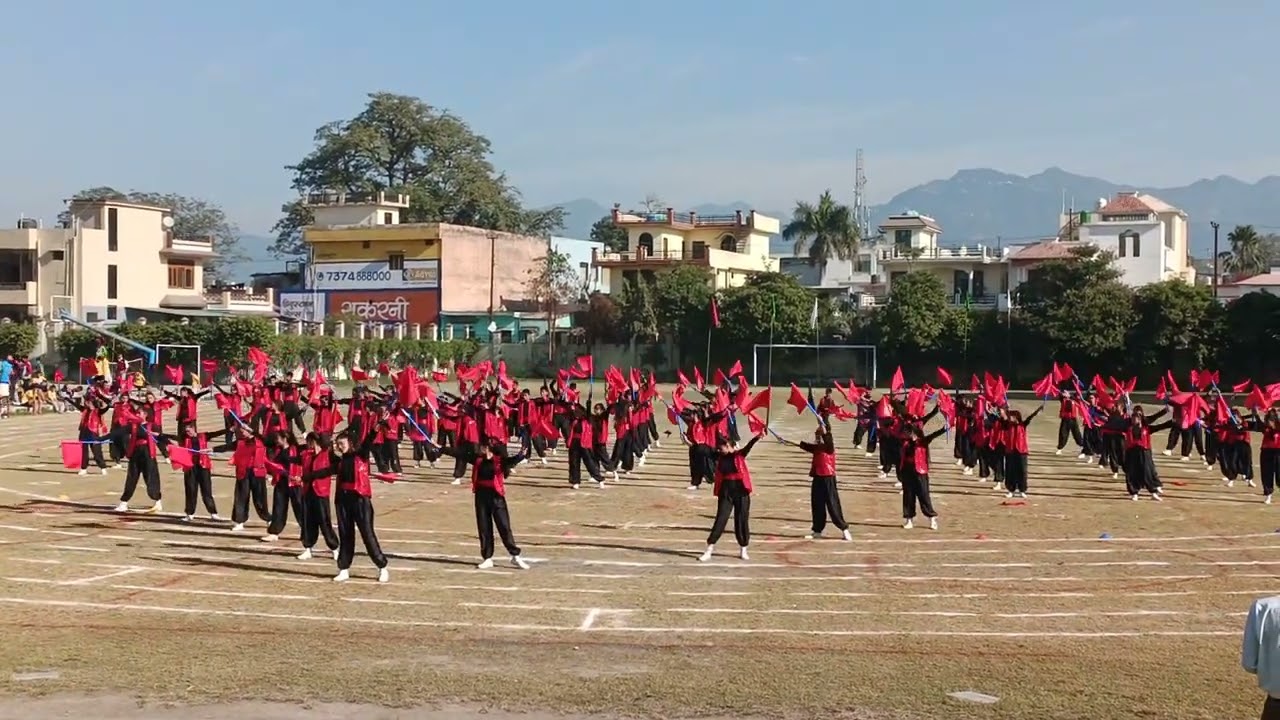 Flag Drill Sports Day DSB International Public School