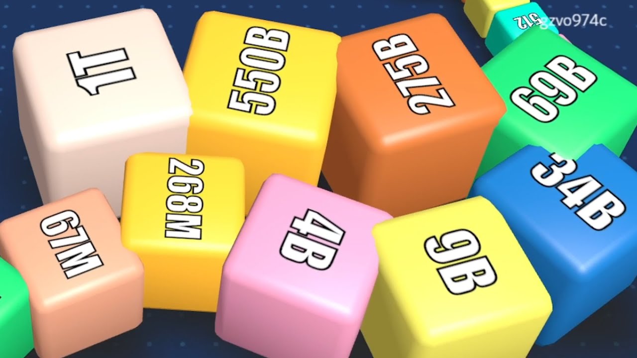 Cubes 2048 io - ax Level Gameplay Free game 59776435402