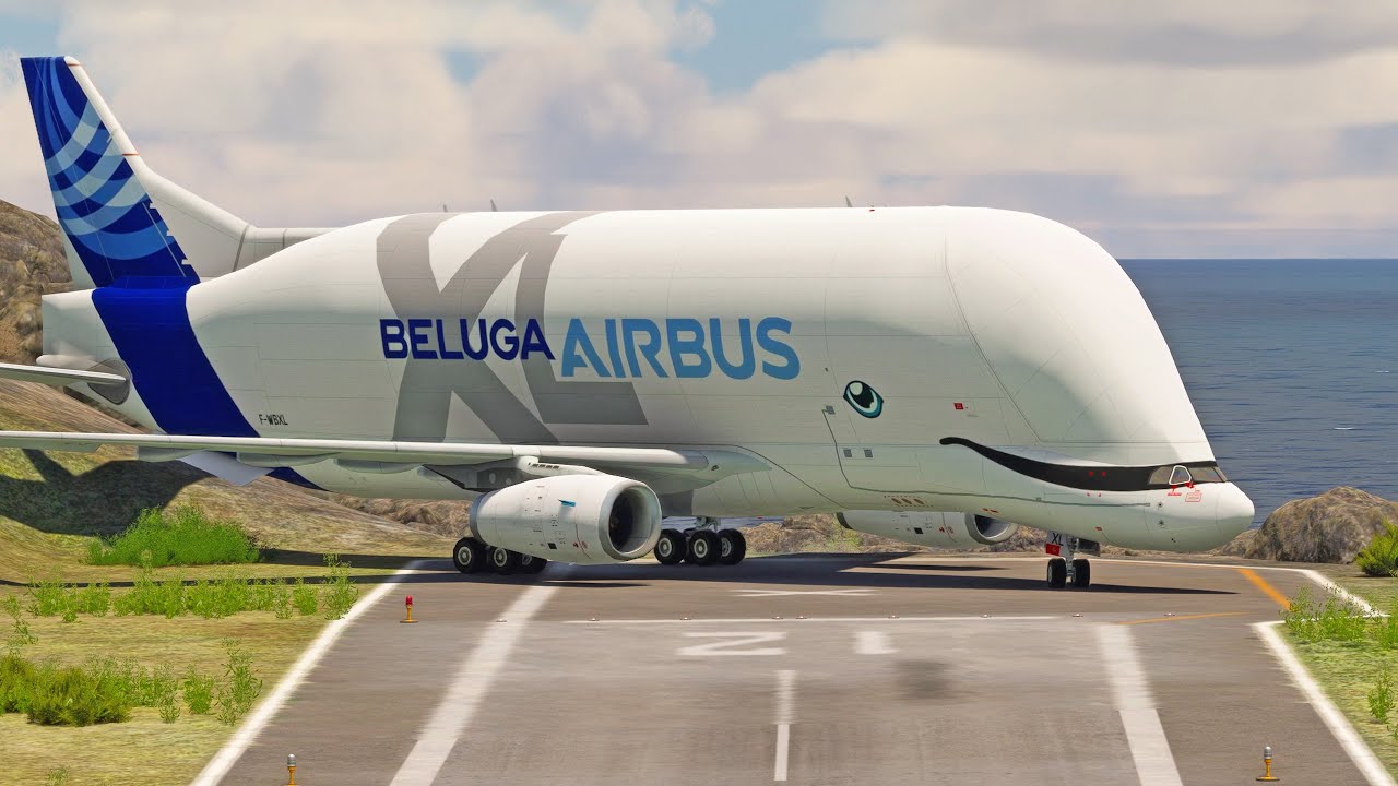 This Pilot is So Great! Flying Airbus Beluga XL From Short Runway