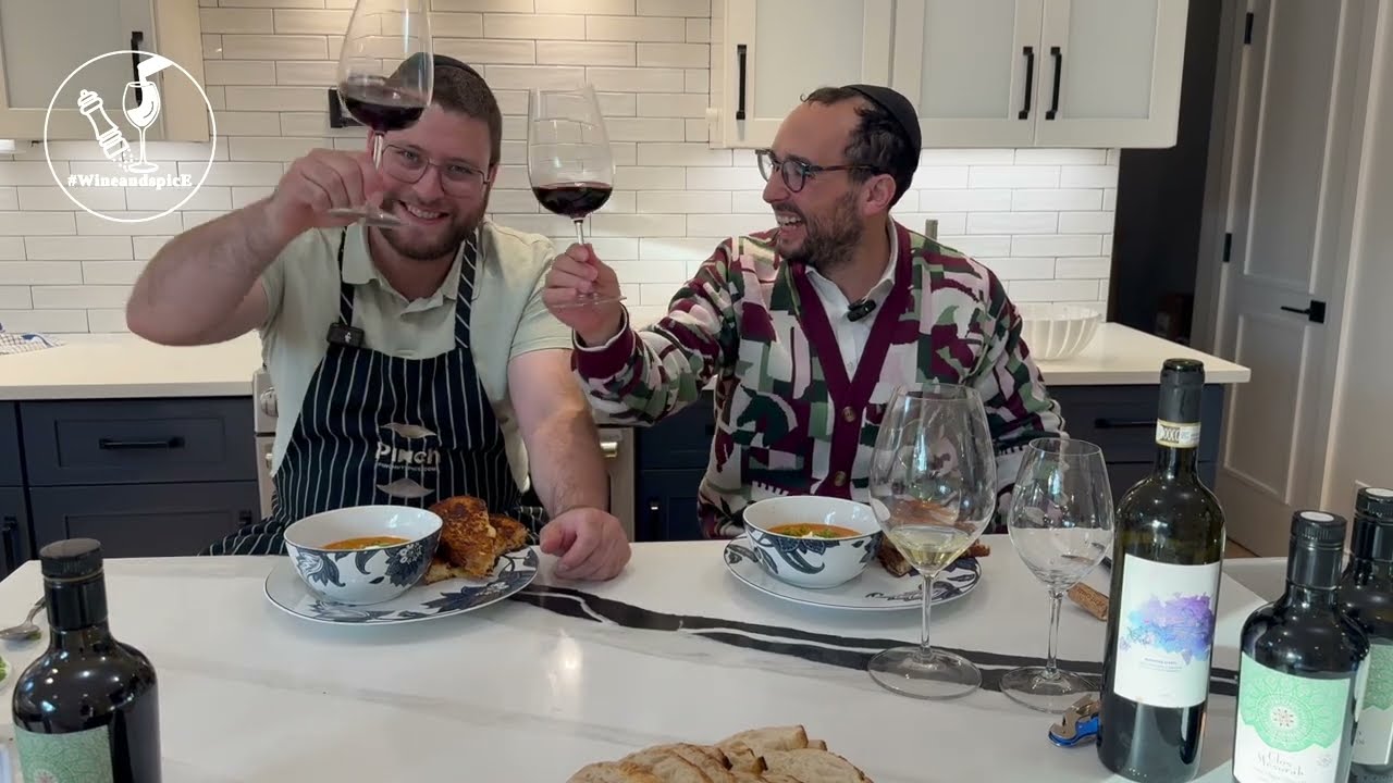 #WineandspicE: Самый уютный суп из трех видов сыра на гриле и жареных помидоров