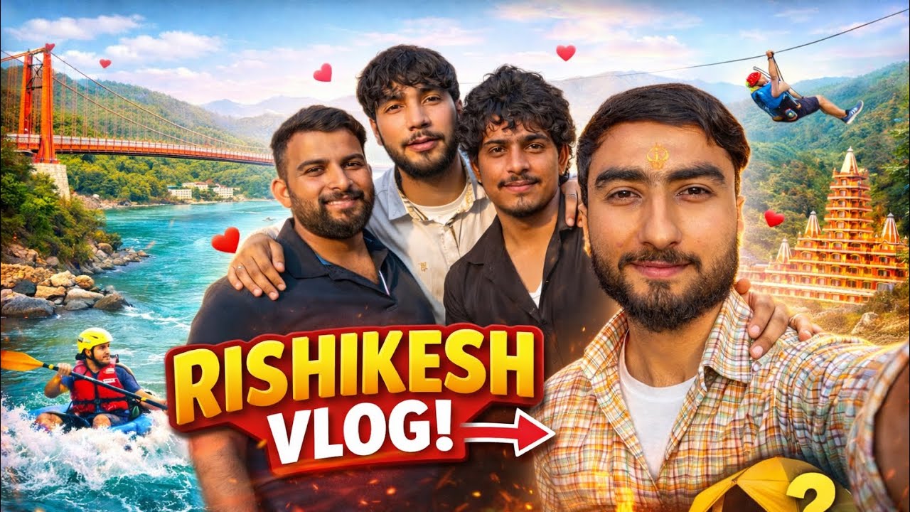 Rishikesh ⛰️ Road trip 🥰 || FULL MAJJE ||