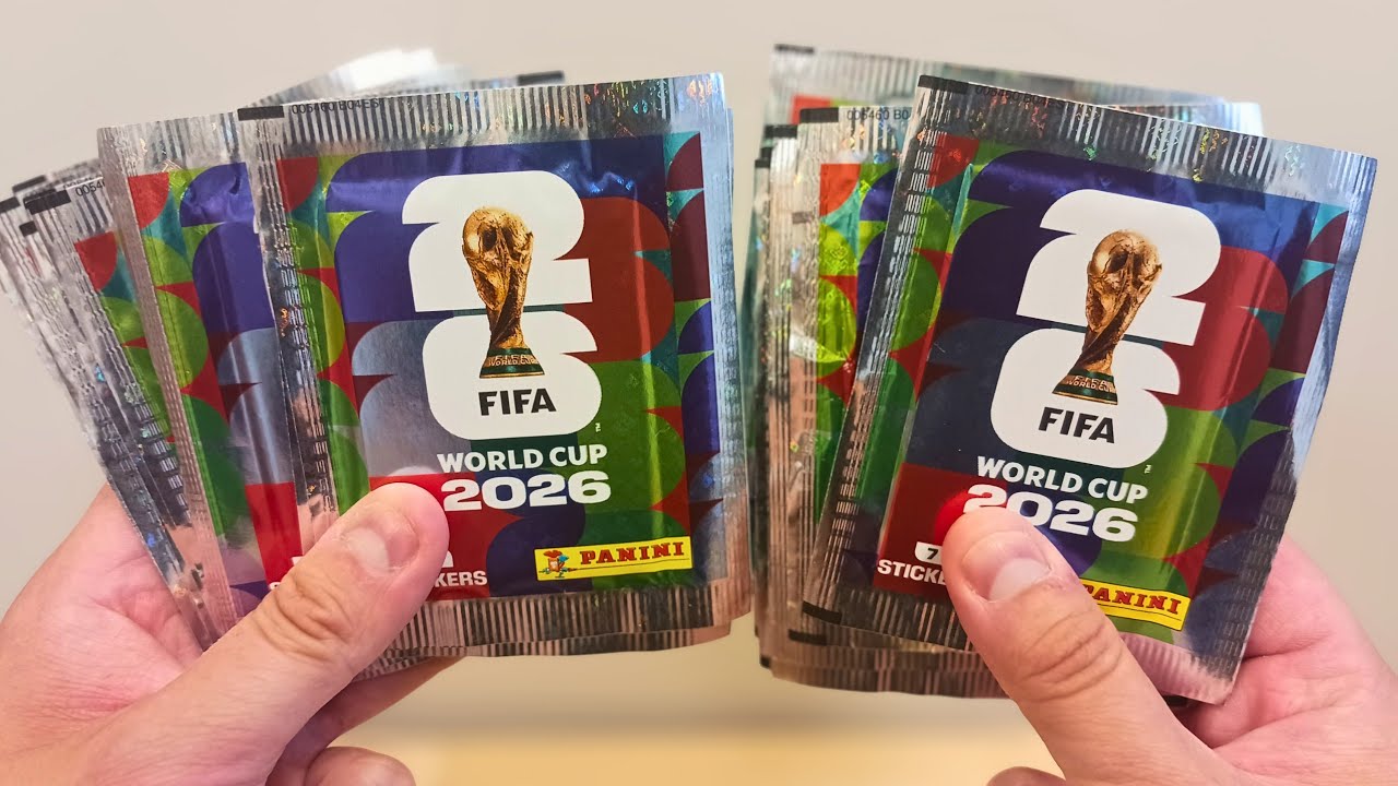 PANINI FIFA WORLD CUP 2026 : Opening 20 Sticker Packs / Can I find any RARE EXTRA STICKERS?! 