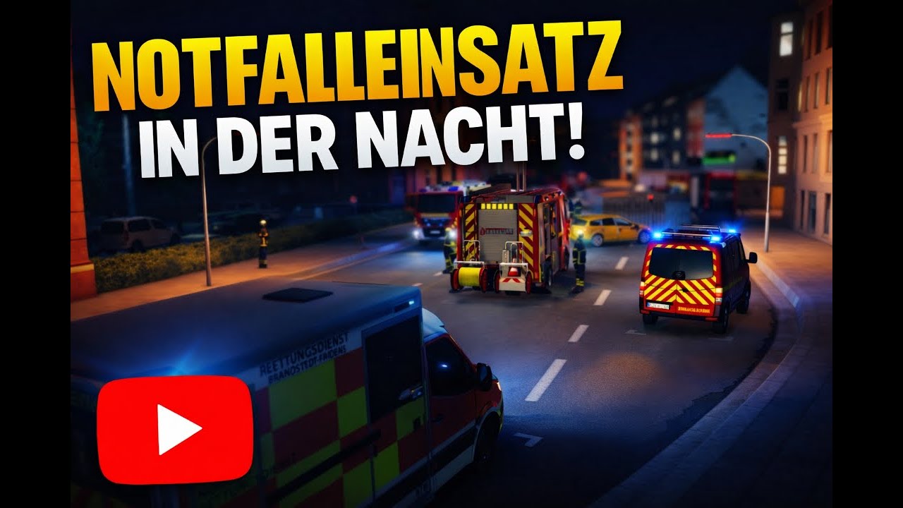 🚨 NOTFALLEINSATZ IN DER NACHT! | Blaulicht, Feuerwehr & Rettungsdienst