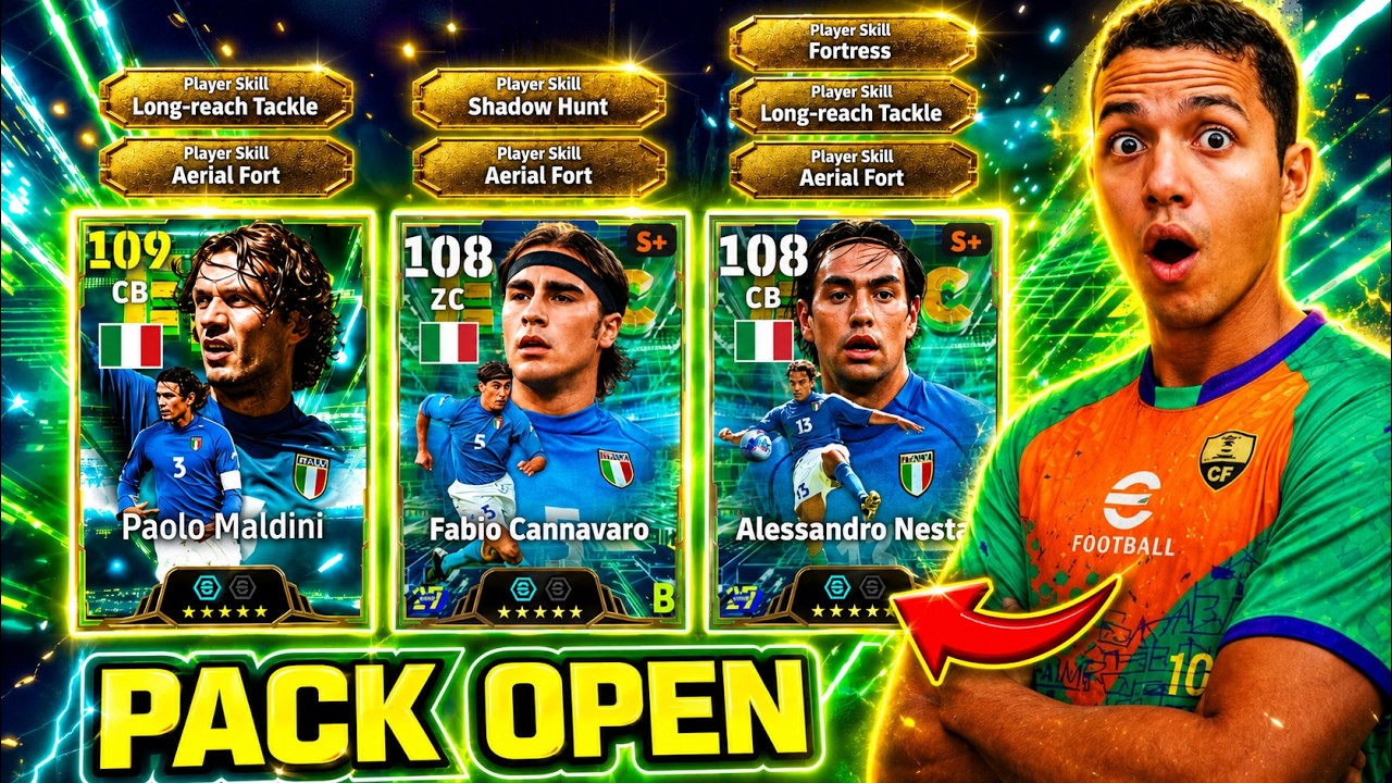 😱 FIZ PACK OPEN DE POBRE PRA TENTAR O NESTA 108! DEU CERTO? KKKKKKKKK  | eFootball 2027
