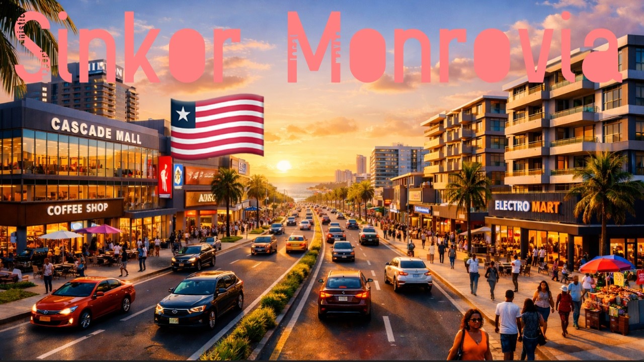 This Growing City Will Amaze You Everyday#livinginsinkor#sinkormonrovia  #roadwork#monrovia#liberia