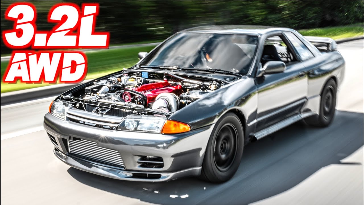 Skyline R32 GTR 3.2L Stroker First Test Drive! (AWD RB30 + PPG Sequential Trans)