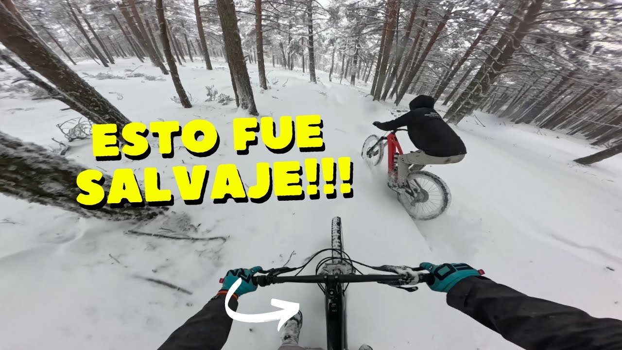 Nunca había vivido algo así… E-Bike en la nieve ❄️