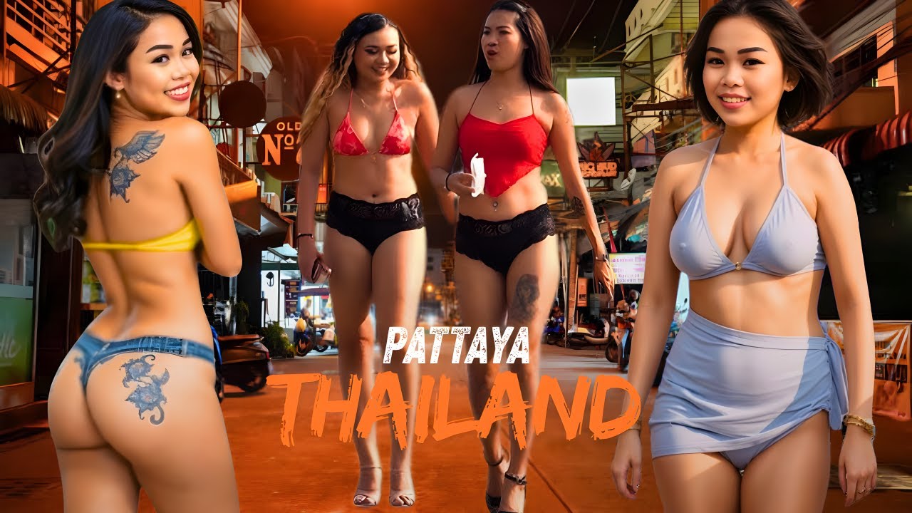 4k Pattaya Thailand 2025🔥Beach Road Scenes