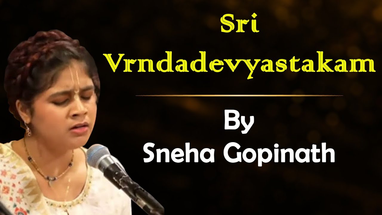 Sri Vrinda Devi Ashtakam | Glorifying Vrinda Devi | Full Lyrics | Sneha Gopinath | Hare Krsna TV