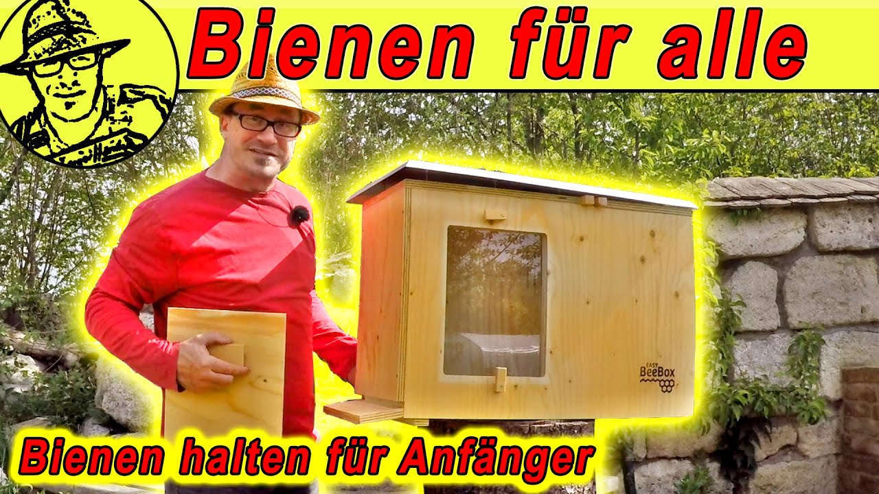 Bienen halten, ohne Imker zu sein: Die BeeBox im Selbstversorger-Garten