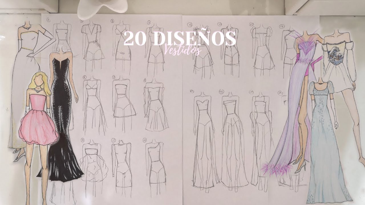APRENDE A DISEÑAR: 20 VESTIDOS