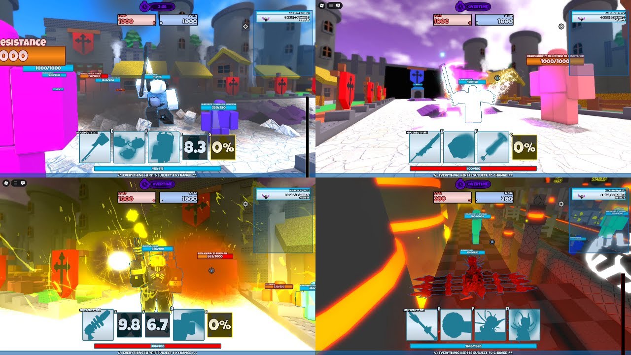 The Battle Bricks:Death & Fire - All Class Final Attacks