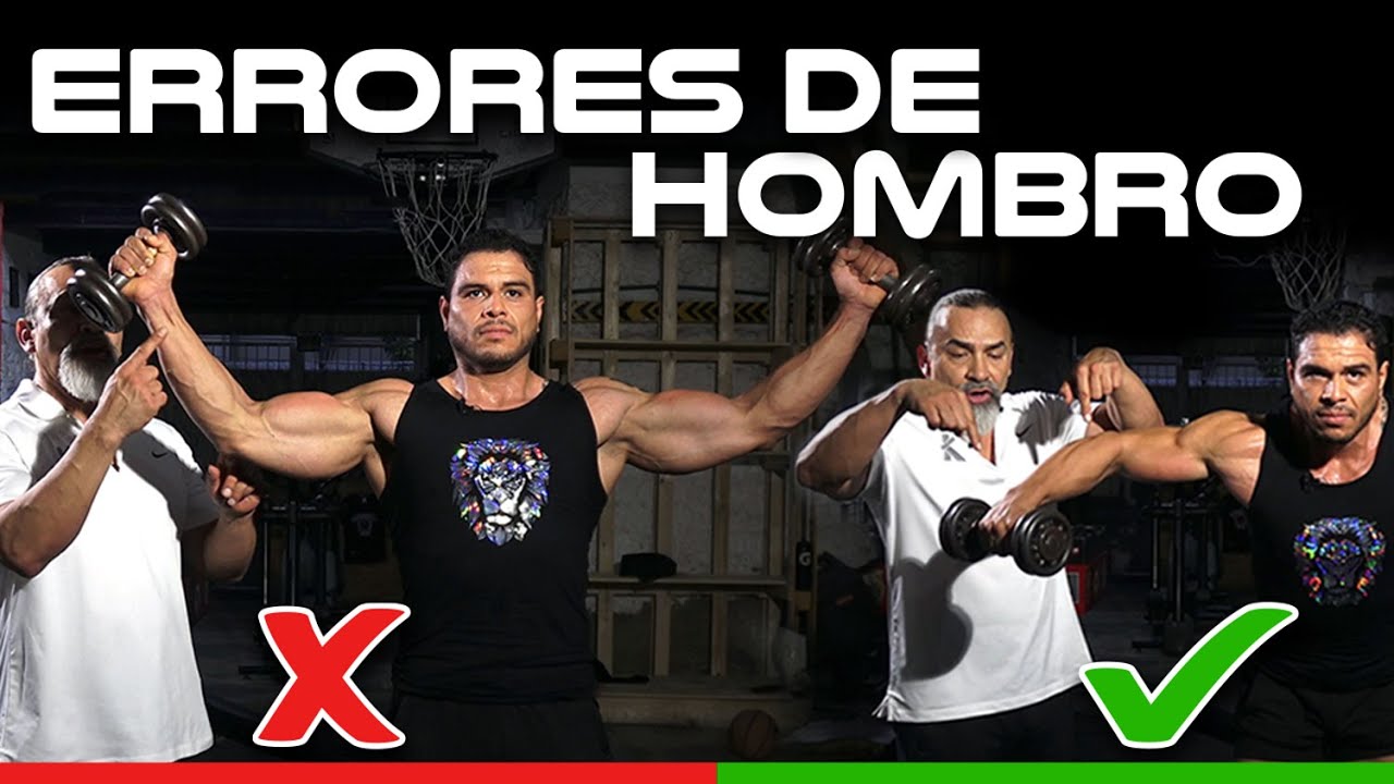 ERRORES AL ENTRENAR HOMBRO ❌ - APRENDE LA MANERA CORRECTA ✅
