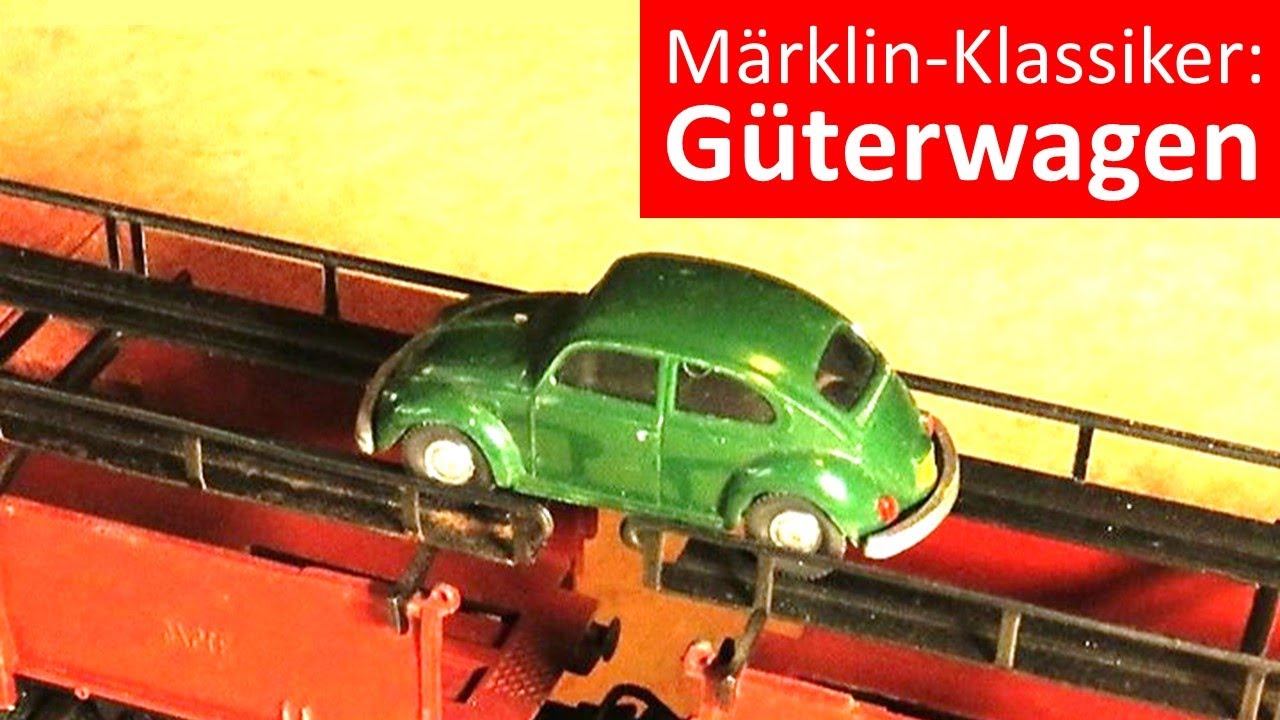 Märklin-Klassiker: Spannend in einem Zug. Die Güterwagen-Shorts auf Breitwand.