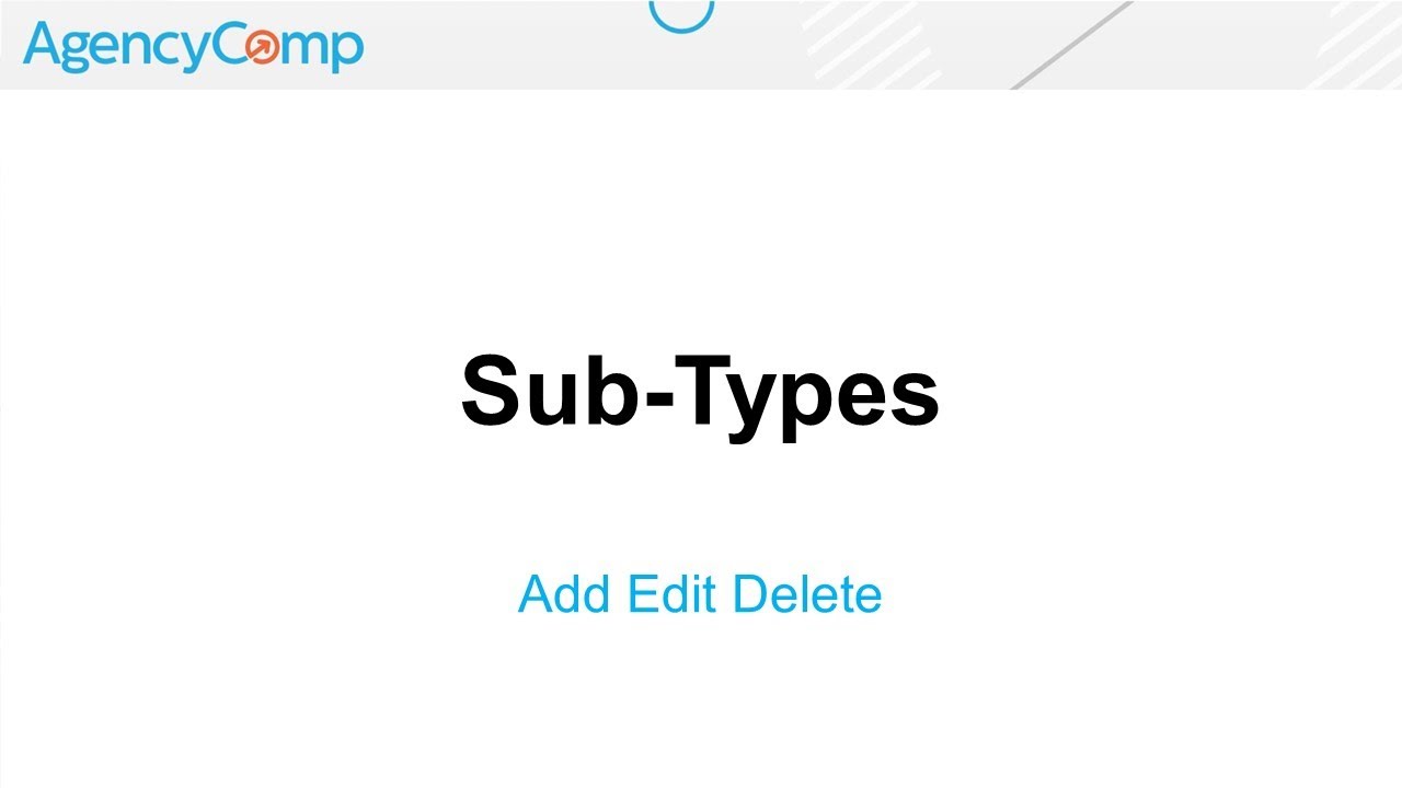 Sub Types