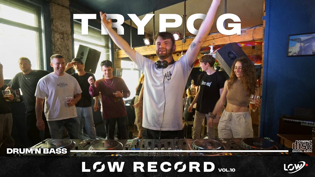 Trypog | Drum & Bass Mix in a Lyon Bar | Low Record