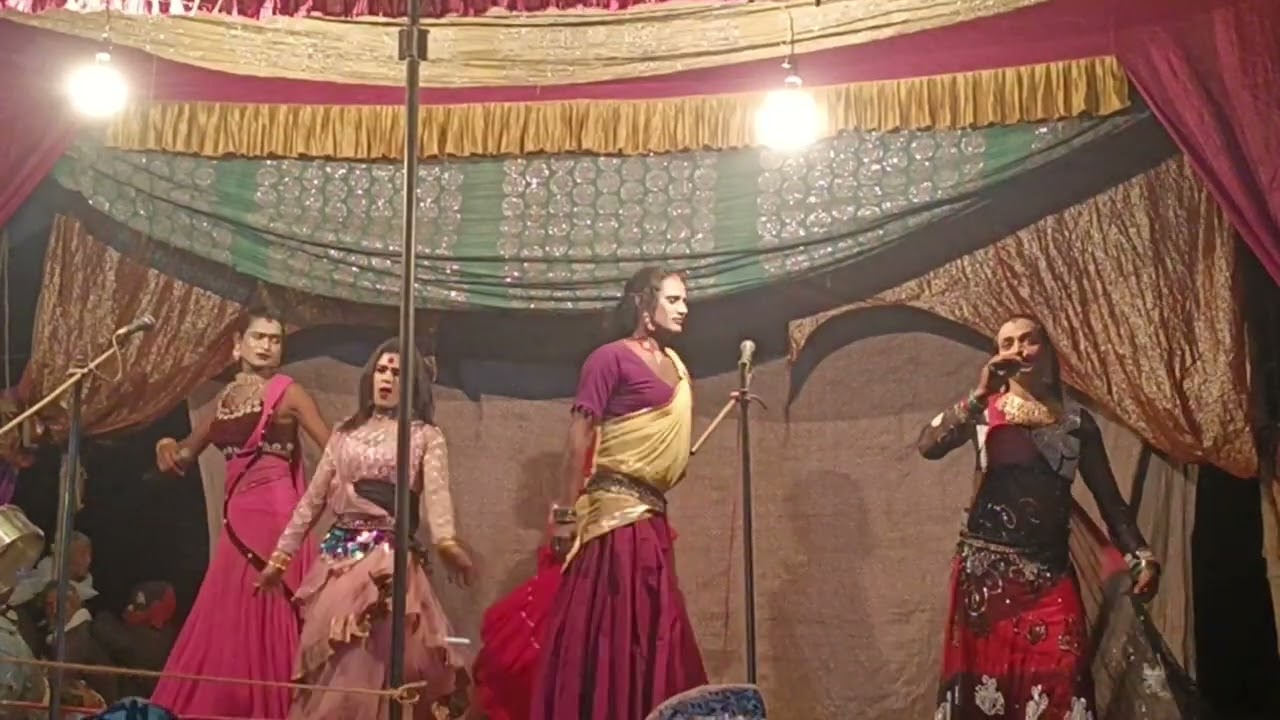 तोहरे राहिया मे नैना बिछाई ll Sandar Bhakti Song ll Dharmendar Company Nach ll #nach #bhojpurimusic