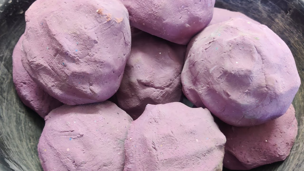 Dusty & Crispy Gymchalk Balls ~ Satisfying Texture 