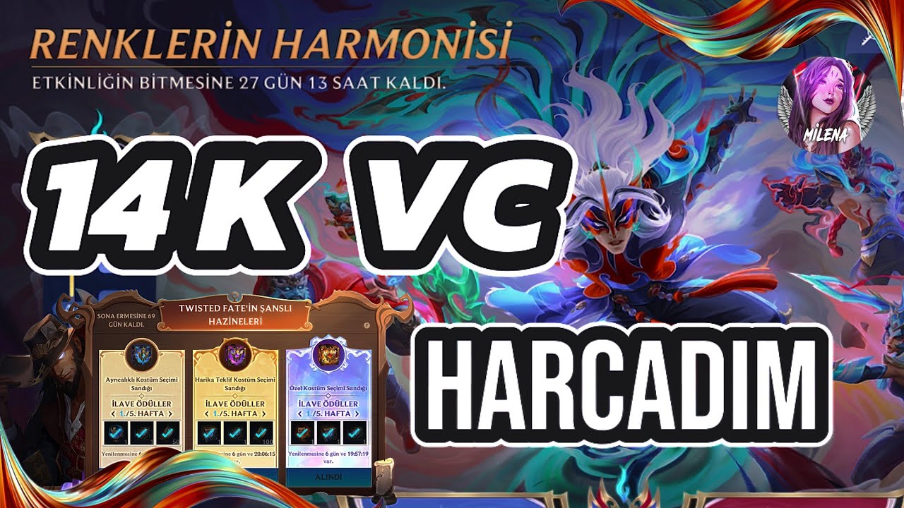 RENKLERİN HARMONİSİ ETKİNLİKLİĞİNİ FULLEDİM ❤️‍🔥| 300 ANAHTAR| PRESTİJ RENKLERİN HARMONİSİ SETT ✨