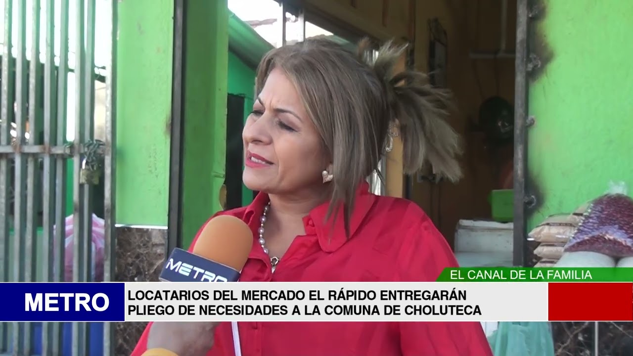 LOCATARIOS DEL MERCADO EL RÁPIDO ENTREGARÁN PLIEGO DE NECESIDADES A LA COMUNA DE CHOLUTECA