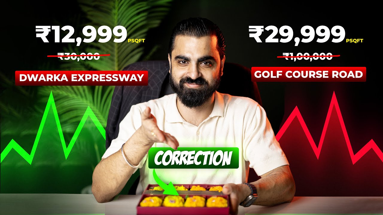 #104 Live : Huge Correction in Gurgaon's Real Estate : From Bullrun to Value Addition