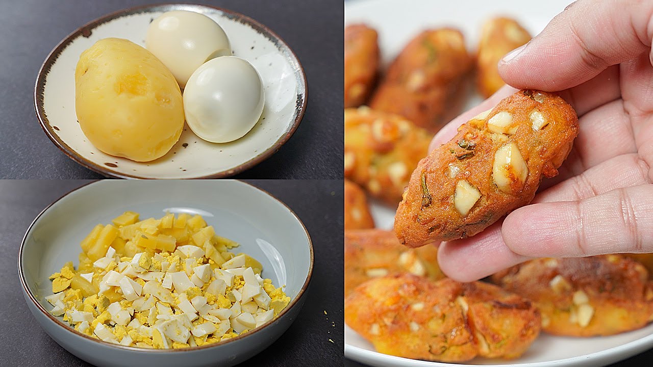i Combined Boiled Egg with Potato & Make this Delicious Snacks | Potato Egg Snacks Recipe