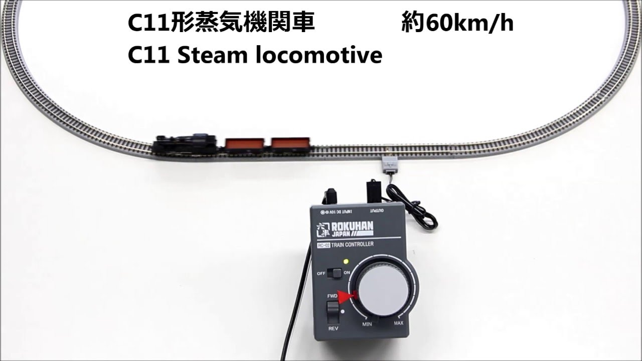 ロクハンZゲージ・スケールスピードの簡単な再現!　   Try on Scale speed of Z-scale !