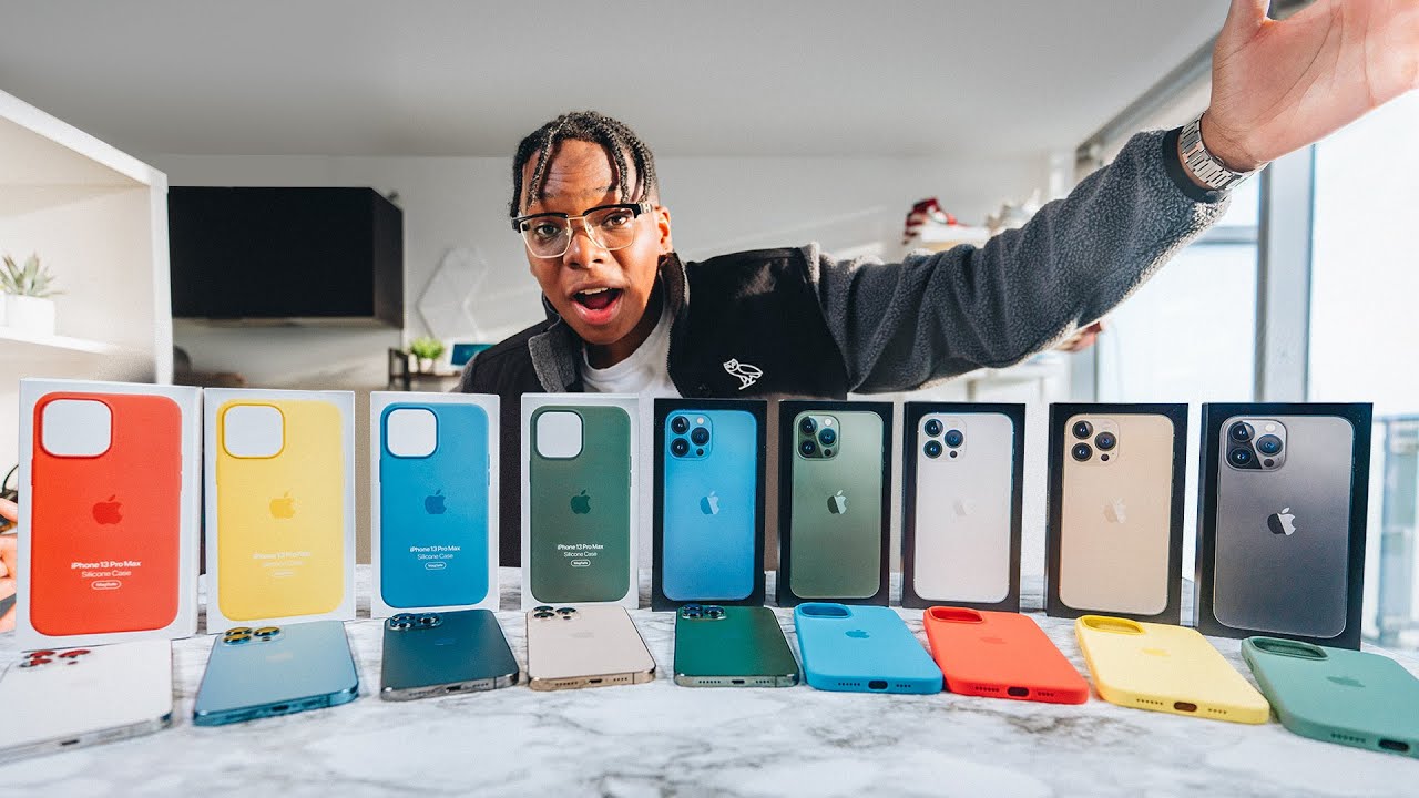 Тестирование всех чехлов-пружин из силикона для iPhone 13 Pro — во всех цветах iPhone 13 Pro