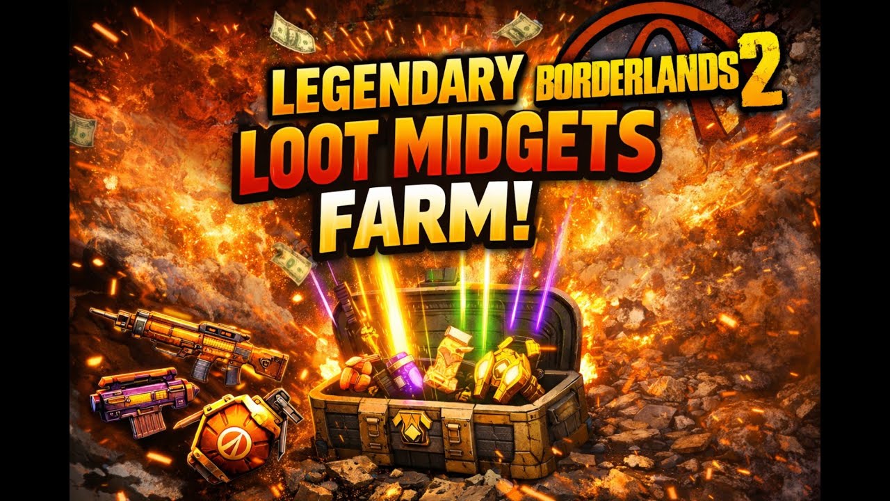 Borderlands 2 Legendary Loot Midgets = EASY LEGENDARIES