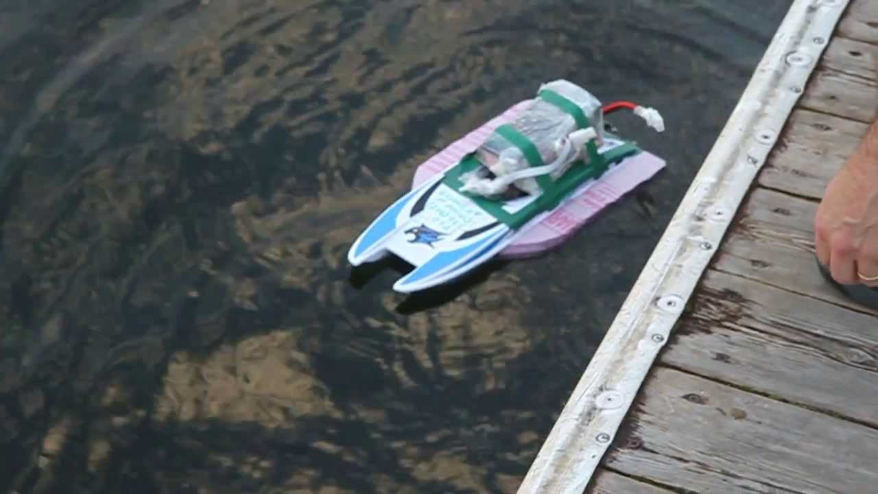 Autonomous boat project: First float test