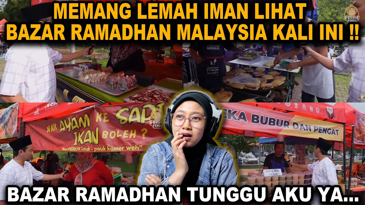 TERLIUR WEEEHH❗❗MEMANG LEMAH IMAN LIHAT BAZAR RAMADHAN KALI INI
