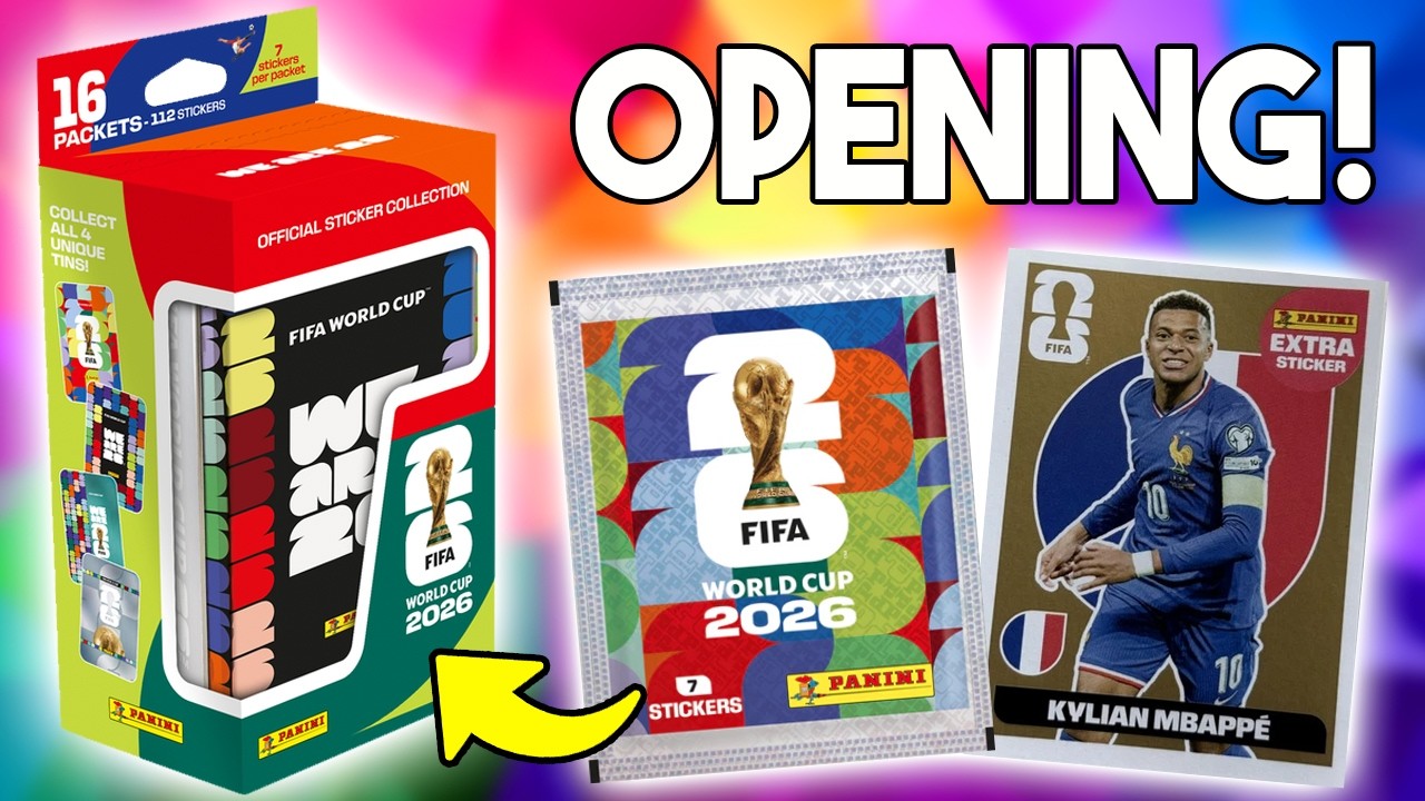 ОТКРЫТИЕ НОВОГО МЕГА-НАБОРА наклеек Panini FIFA World Cup 2026