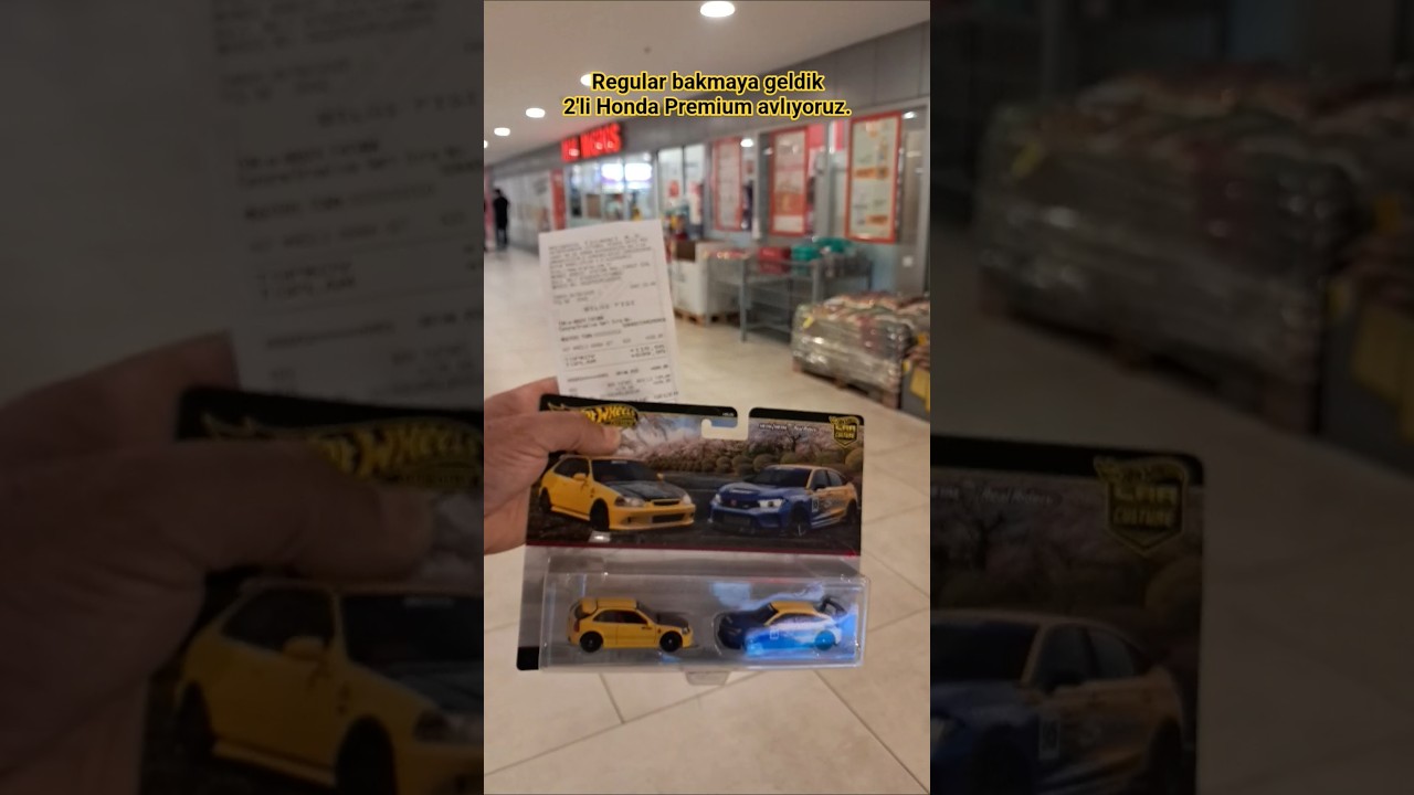 Migrosta  2'li  Honda Premium Hunt . #hotwheels  #hunting #premium #honda #diecast