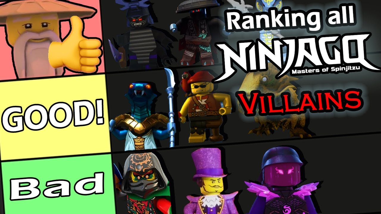 Ranking Every Single Ninjago Villain