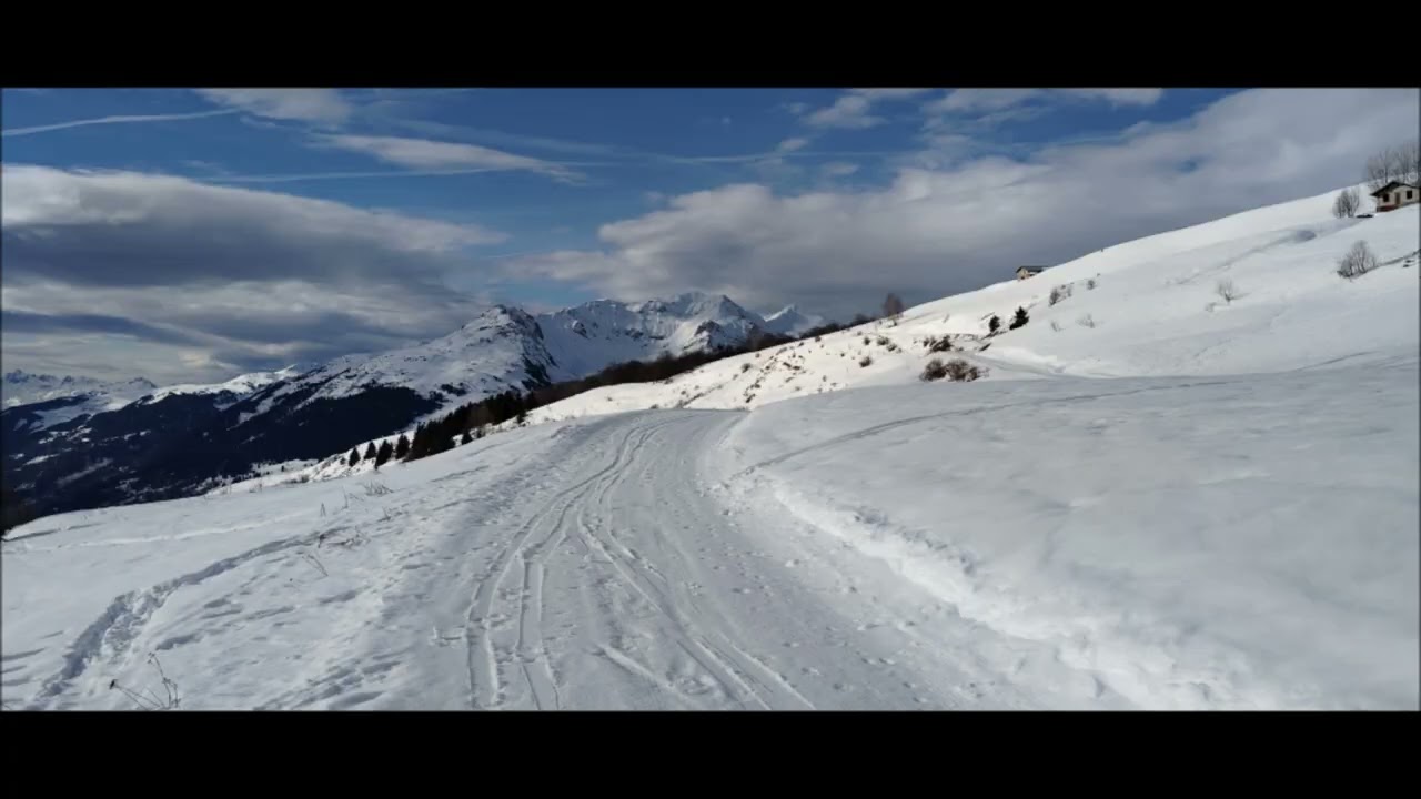 Petite balade en raquettes au-dessus de Valezan et Les Chapelles - 5 janvier 2025