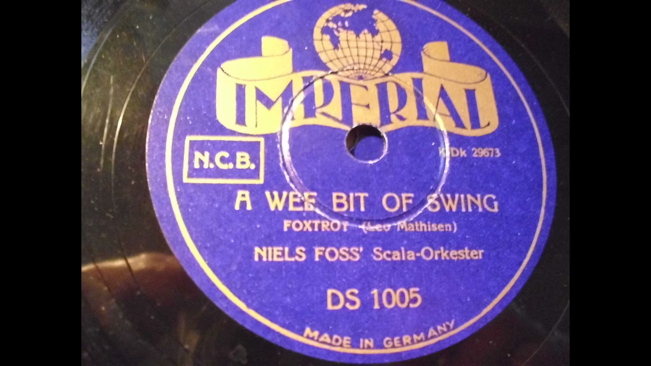 Niels Foss' Skala-Orkester: Imperial blues (Copenhagen, Summer 1943)