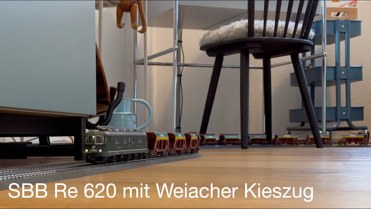 Märklin 37328 – SBB Re 620 “Eglisau” mit Weiacher Kieszug | Swiss H0 Model Railway